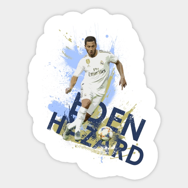 Eden Hazard - Real Madrid Sticker by armaan8014